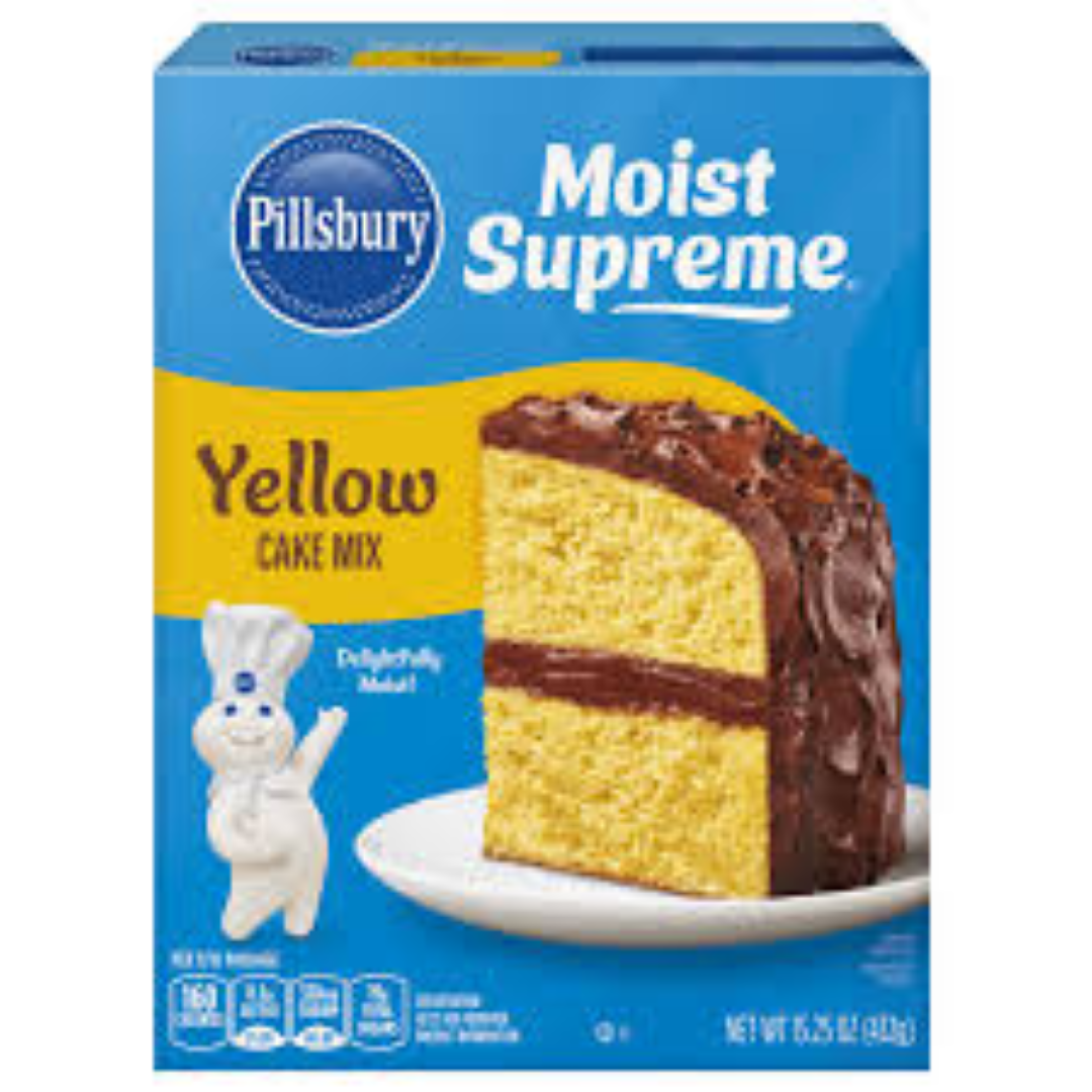 PILLSBURY CAKE MIX YELLOW 432G